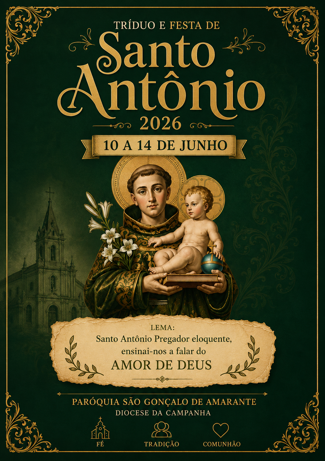 TRIDUO E FESTA DE SANTO ANTÔNIO